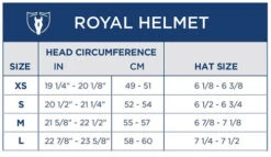 Tipperary Royal Equestrian Helmet -Best Equestrian Store royal helmet size chart 9500 tipperary 95208.1574814542
