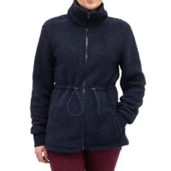 Horseware Ireland Horseware Scarlett Sherpa Fleece -Best Equestrian Store scarlett sherpa fleece navy front CKHALS B000 horseware 25023.1666463167