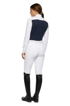 Cavalleria Toscana Seersucker Poplin Bib Shirt 11 Cavalleria Toscana Seersucker Poplin Bib Shirt -Best Equestrian Store seersucker poplin bib ls royal back CAD206 JE146 Q790 cavalleria toscana 51330.1652483484