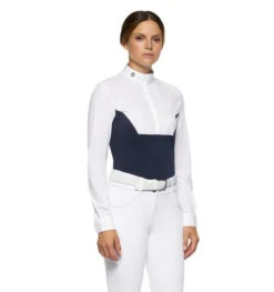 Cavalleria Toscana Seersucker Poplin Bib Shirt 9 Cavalleria Toscana Seersucker Poplin Bib Shirt -Best Equestrian Store seersucker poplin bib ls royal side CAD206 JE146 Q790 cavalleria toscana 04267.1656799789