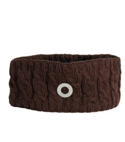 Kingsland Serah Cable Knit Headband -Best Equestrian Store serah cable knit headband brownblk coffee 2230142657 6578 kingsland 60073.1674578156