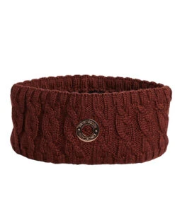 Kingsland Serah Cable Knit Headband -Best Equestrian Store serah cable knit headband hot chocolate 2230142657 5029 kingsland 83451.1670891800