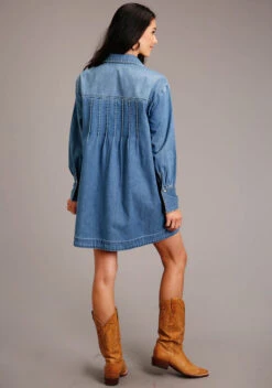 Stetson Denim Shirt Style Dress 6 Stetson Denim Shirt Style Dress -Best Equestrian Store shirt style dress denim back 1105705942031 stetson 76591.1678216297
