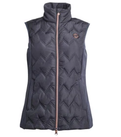 Kingsland Sia Insulated Vest -Best Equestrian Store sia body warmer vest navy front 2230163609 6020 kingsland 14336.1667003338