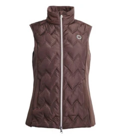 Kingsland Sia Insulated Vest -Best Equestrian Store sia vest coffee front 2230163609 6578 KL 25843.1667003344