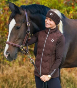 Kingsland Sia Insulated Vest -Best Equestrian Store sia vest coffee rider 2230163609 6578 KL 03968.1667003333