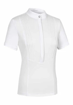 Samshield Sixtine Show Shirt Short Sleeve -Best Equestrian Store sixtine show ss white front SIXTINE SS samshield 62895.1654295515