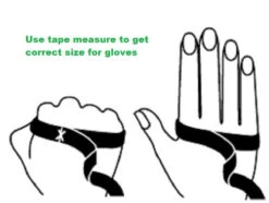 Heritage Cross Country Gloves -Best Equestrian Store sizing image 44081.1643571158