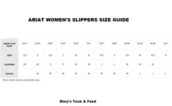 Ariat Snuggle Slippers -Best Equestrian Store slippers size guide ariat 34877.1639096025