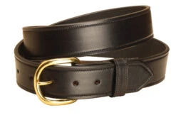 Tory Leather Stitched 1-1/2" Belt -Best Equestrian Store stitched 1 1 2 belt black brass rolled 2247 tory leather 41573.1677632603
