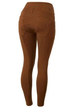 Horze Tara High Waist Full Seat Breeches -Best Equestrian Store tara high waist fs bison brown hero 36091 BDBR horze 49661.1652472261