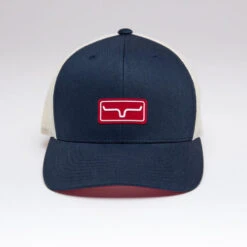 Kimes Ranch Team Pro Trucker Hat -Best Equestrian Store team pro trucker hat navy front 842606179229 kimes 35428.1684193349