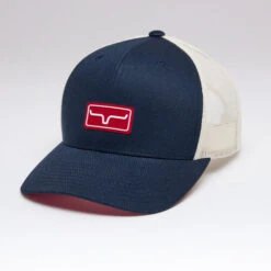 Kimes Ranch Team Pro Trucker Hat -Best Equestrian Store team pro trucker hat navy hero 842606179229 kimes 88946.1684193244