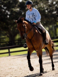 TKEQ TROT Crew Sweatshirt -Best Equestrian Store trot sweatshirt coast riding TKEQ 24302.1688590006