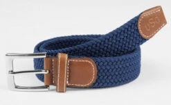 USG Casual Stretch Belts -Best Equestrian Store usg casual stretch belt solid navy 60526.1589058459