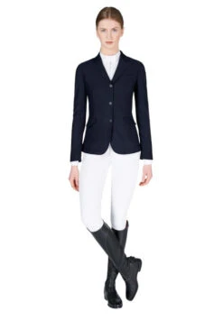 Vestrum Valencia Extra Light Show Jacket -Best Equestrian Store valencia mesh coat navy full body 21W2016 65044 0079 vestrum 66462.1649017267