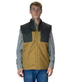 Men's Outback Trading Walker Vest -Best Equestrian Store walker vest brown hero outback 11357.1669083934