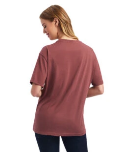 Ariat Wanted Tee Short Sleeve -Best Equestrian Store wanted tee ss ginger back 10041307 ariat 50452.1661280186