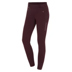 Schockemohle Winter Riding Tights II -Best Equestrian Store winter riding tights wine front 2171 00035 65 schockemohle 86539.1663295691