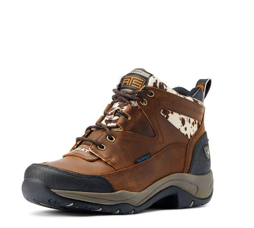 Ariat Terrain Waterproof Boot With Cow Print 2 Ariat Terrain Waterproof Boot With Cow Print - Image 2