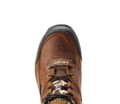 Ariat Terrain Waterproof Boot With Cow Print 12 Ariat Terrain Waterproof Boot With Cow Print -Best Equestrian Store women terrain h2o lace brn.cow toe 10044538 ariat 29887.1676343389