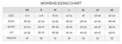 Kerrits Flow Rise Performance Tights -Best Equestrian Store womens sizing chart 53604 09590.1566605089
